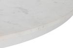 Stół okrągły Relief biały z marmurem - Item International 3