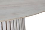Stół okrągły Scandi z lamelami 150 cm biały - Item International 3