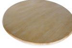 Stół okrągły Stylized biały drewniany 120 cm - Item International 3