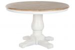 Stół okrągły Stylized biały drewniany 120 cm - Item International 2