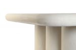 Stół owalny Japandi Arches biały beżowy - Item International 4