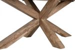 Stół owalny z drewna tekowego Tectra 220 cm 6