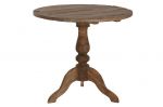 Stół Teca okrągły z drewna tekowego 80 cm - Item International 1