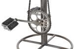 Stołek barowy industrialny z pedałami retro vintage - Item International 4