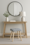 Stołek Taboret Pufa supeł węzeł szary 38 cm - Inart 3