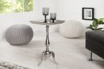 Stolik Barocco Jardin 55 cm srebrny square   - Invicta Interior 1