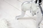Stolik Barocco Jardin 75 cm srebrny  - Invicta Interior 5