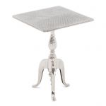 Stolik Barocco Rockstar srebrny   - Inart 1