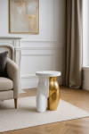 Stolik Body złoty - Inart 2