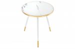 Stolik Boutique Paris 45cm jasny marmur - Invicta Interior 1