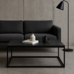 Stolik czarny 100 cm marmur  - Item International 1