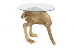 Stolik kawowy Struś złoty 1