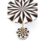 Stolik Domero Star biało-brązowy 40 cm - Kare Design 3