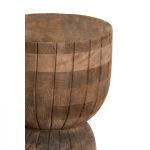 Stolik drewniany Dimaro Barrel - Light & Living 2