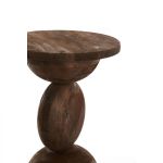 Stolik drewniany Mirto dark brown - Light & Living 4