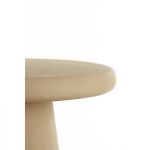 Stolik Japandi okrągły biały beżowy 60 cm - Light & Living 4