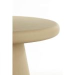 Stolik Japandi okrągły biały beżowy 70 cm - Light & Living 4
