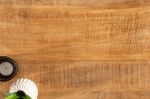 Stolik kawowy Iron Craft 60 cm drewniany mango - Invicta Interior 5