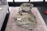 Stolik kawowy Marvelous 70 cm ceramiczny marmur taupe - Invicta Interior 11