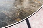 Stolik kawowy Marvelous 70 cm ceramiczny marmur taupe - Invicta Interior 7