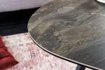Stolik kawowy Marvelous 70 cm ceramiczny marmur taupe - Invicta Interior 6