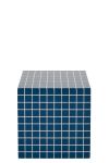 Stolik kawowy Mono Cube niebieski 3