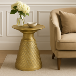 Stolik kawowy okrągły Orient złoty - Item International 2