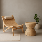 Stolik kawowy Rattan shape - Item International 2