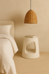 Stolik kawowy Santorini cement biały - Item International 2