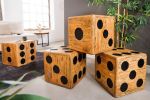 Stolik Kostka Cube drewniany - Invicta Interior 10