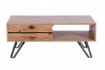 Stolik Ława Living Edge 110cm drewniana - Invicta Interior 2