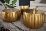 Stolik Marrakesch 55cm aluminium złoty - Invicta Interior 8