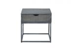 Stolik nocny Iron Craft szary - Invicta Interior 1
