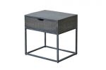 Stolik nocny Iron Craft szary - Invicta Interior 2