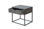Stolik nocny Iron Craft szary - Invicta Interior 3