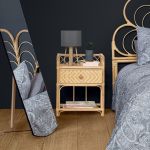 Stolik nocny Komoda Boho ratanowa - Atmosphera 6