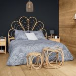 Stolik nocny Komoda Boho ratanowa - Atmosphera 7