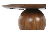 Stolik okrągły 80 cm drewno akacjowe - Item International 5
