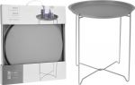 Stolik Pomocnik Metal round szary - Koopman 2