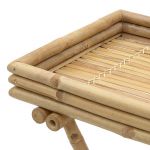 Stolik Boho bambusowy z tacą 3