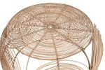 Stolik rattanowy Pattern ażurowy boho 2 szt - Item International 2