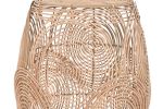 Stolik rattanowy Pattern ażurowy boho - Item International 2