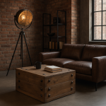 Stolik skrzynia Wood Craft drewno z recyklingu - Item International 1