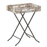 Stolik Vintage drewniany - Inart 1