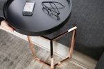 Stolik z tacą Modul 40 cm czarny miedziany   - Invicta Interior 2