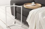 Stolik z tacą Modul 40 cm natur biały - Invicta Interior 4