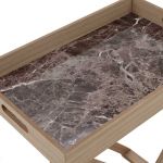 Stolik Coffee Table brązowy  - Inart 3