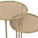 Stoliki Boho style 2 szt  - Inart 4
