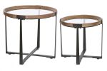 Stoliki drewniane Transparent zestaw 2 szt - Item International 1