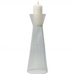 Świecznik Candle Holder Wire biały 50 cm - Kare Design 1